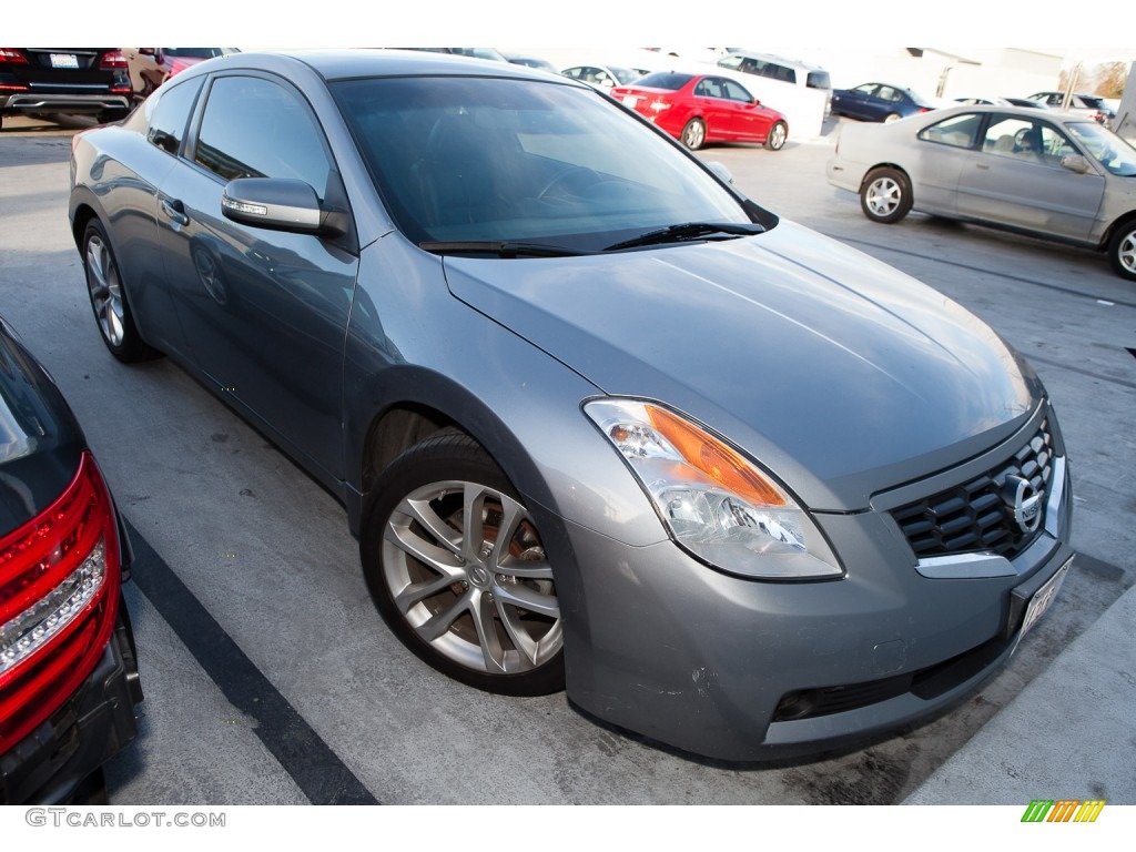 2009 Altima 3.5 SE Coupe - Precision Gray Metallic / Charcoal photo #1