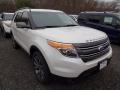 2015 White Platinum Ford Explorer XLT 4WD  photo #1