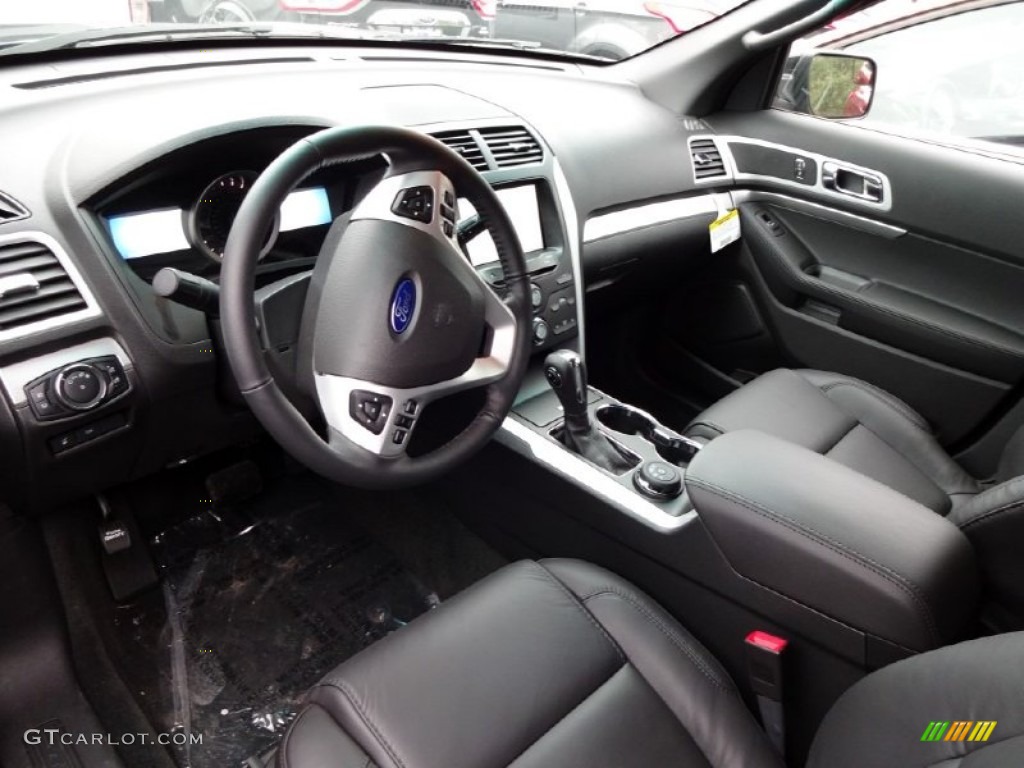 2015 Explorer XLT 4WD - Magnetic / Charcoal Black photo #3