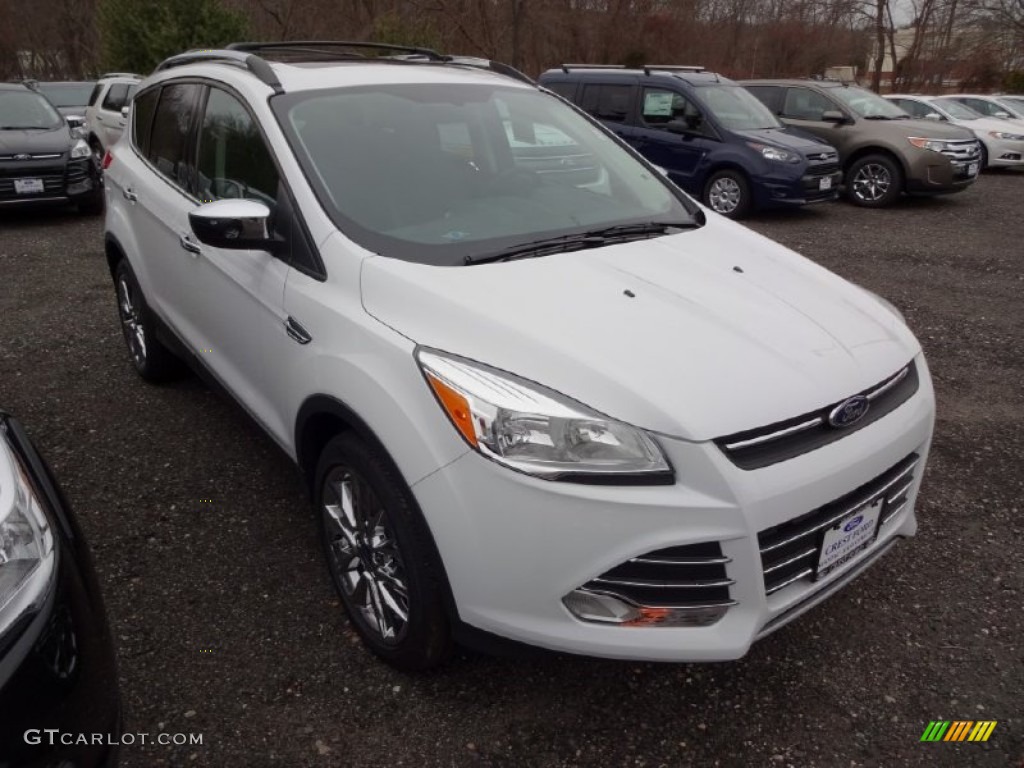 2014 Escape SE 2.0L EcoBoost 4WD - Oxford White / Charcoal Black photo #1