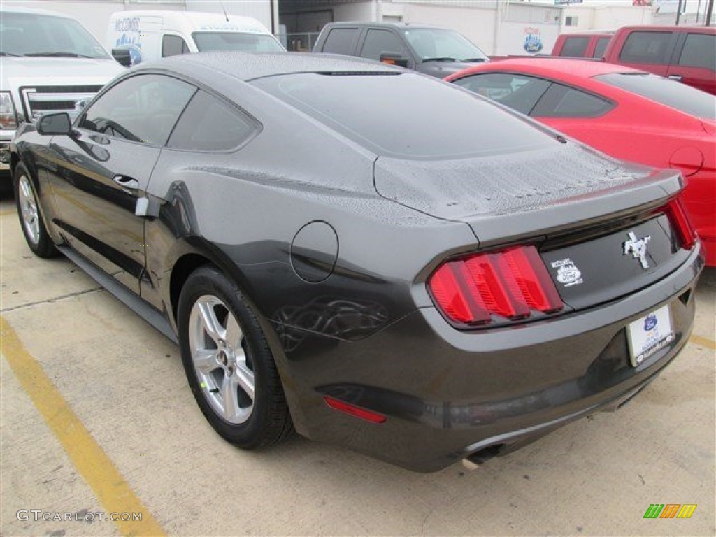 2015 Mustang V6 Coupe - Magnetic Metallic / Ebony photo #6