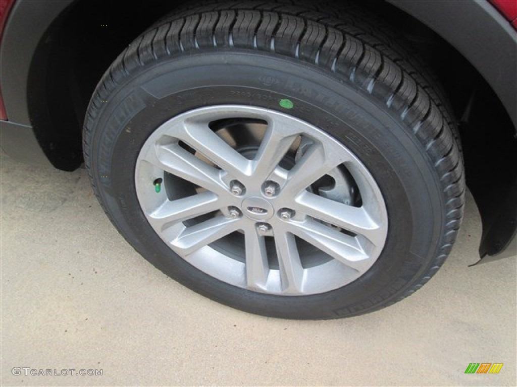 2015 Explorer FWD - Ruby Red / Medium Light Stone photo #2