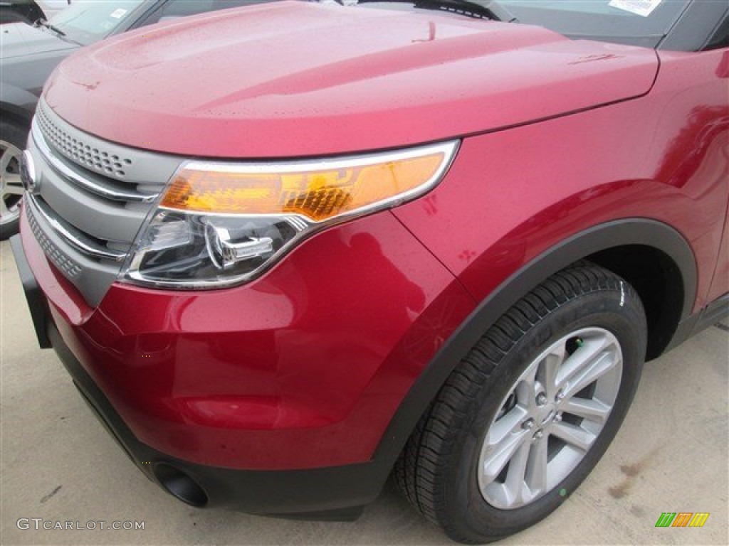2015 Explorer FWD - Ruby Red / Medium Light Stone photo #3