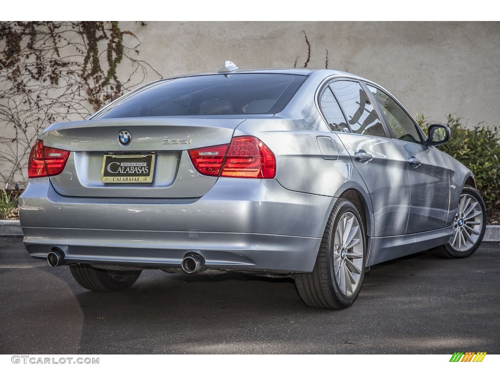 2009 3 Series 335i Sedan - Space Grey Metallic / Beige photo #14