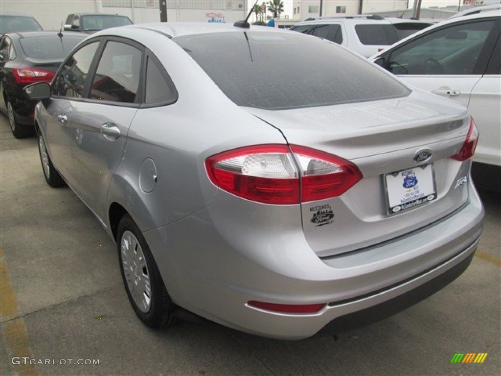2015 Fiesta S Sedan - Ingot Silver Metallic / Charcoal Black photo #5