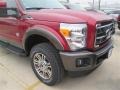 Ruby Red - F250 Super Duty King Ranch Crew Cab 4x4 Photo No. 2