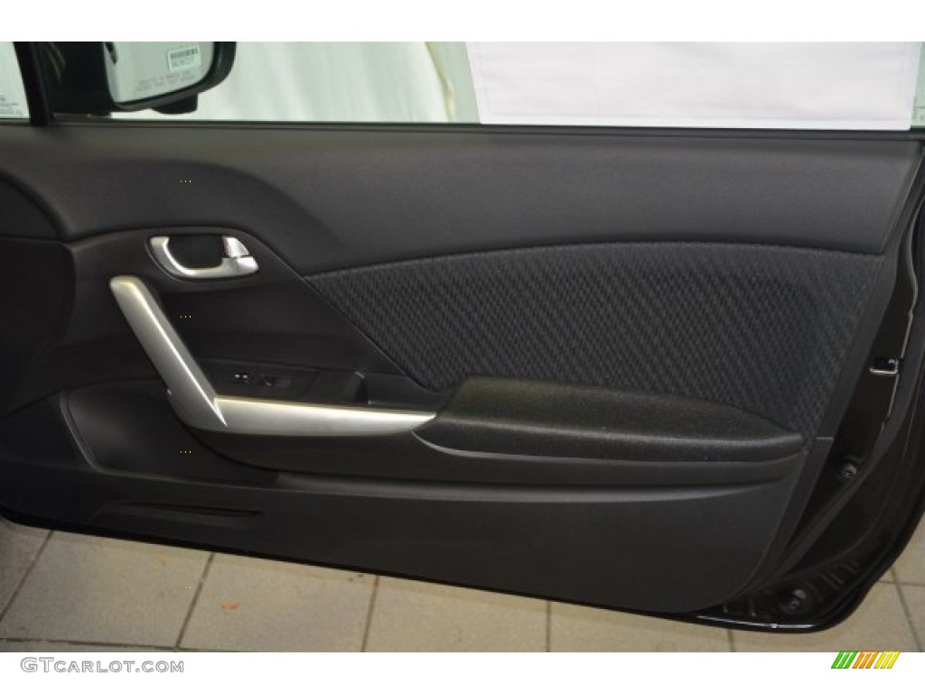 2015 Civic EX Coupe - Crystal Black Pearl / Black photo #29