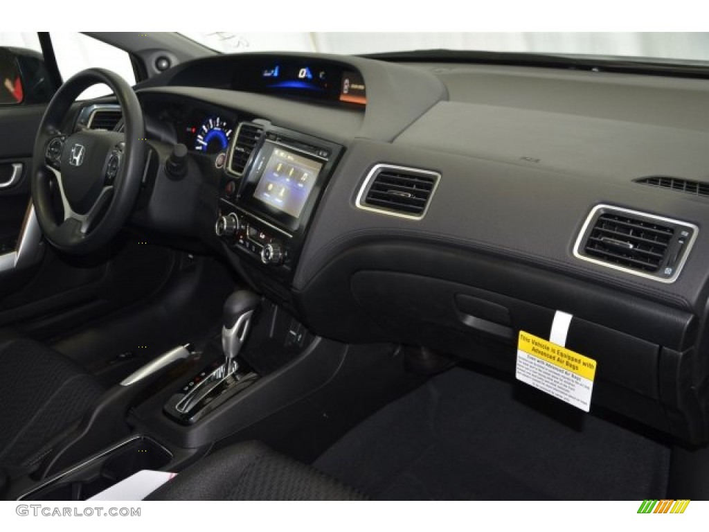 2015 Civic EX Coupe - Crystal Black Pearl / Black photo #30