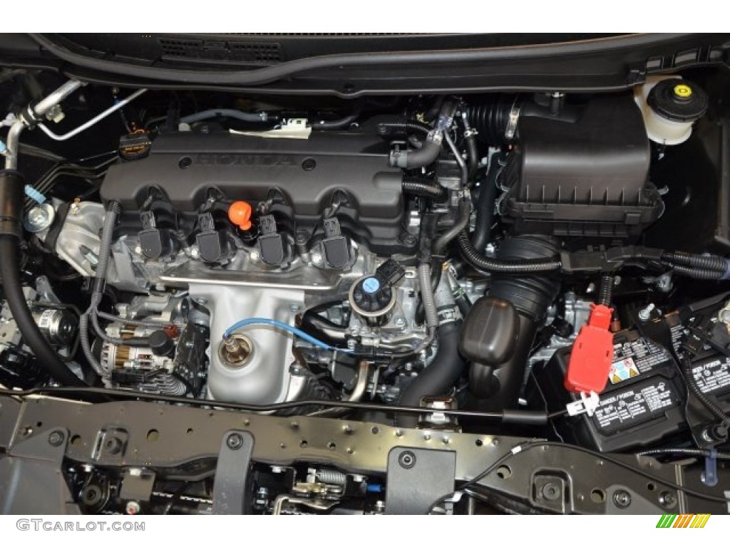 2015 Civic EX Coupe - Crystal Black Pearl / Black photo #31