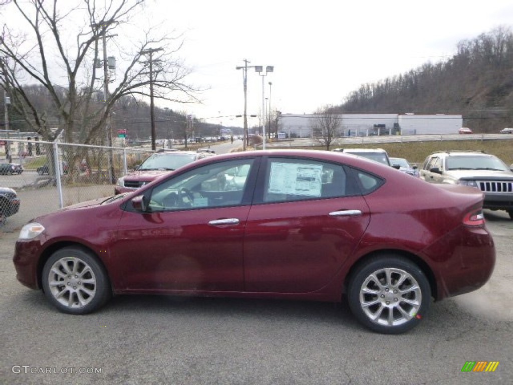 Passion Red Pearl 2015 Dodge Dart Limited Exterior Photo #100116557