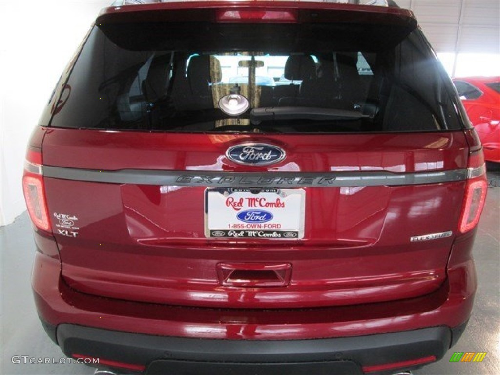 2015 Explorer XLT - Ruby Red / Charcoal Black photo #5