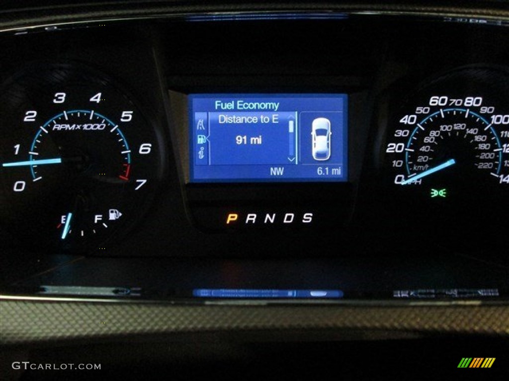 2015 Taurus SE - Deep Impact Blue Metallic / Dune photo #19