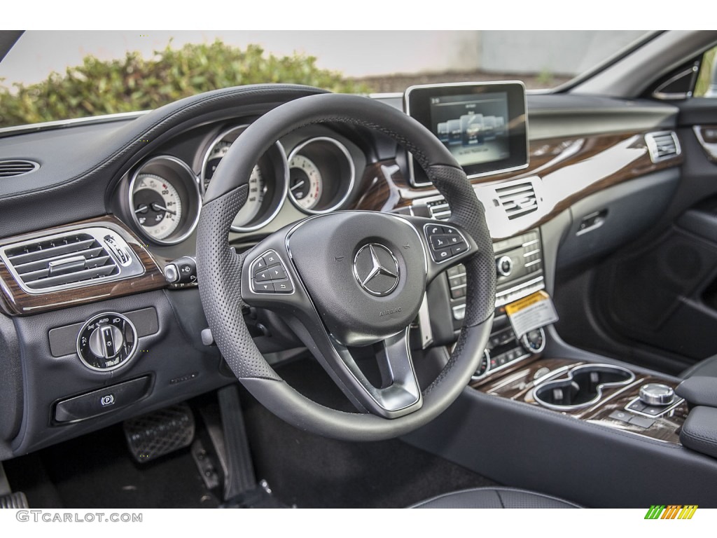 2015 Mercedes-Benz CLS 400 Coupe Black Dashboard Photo #100118576