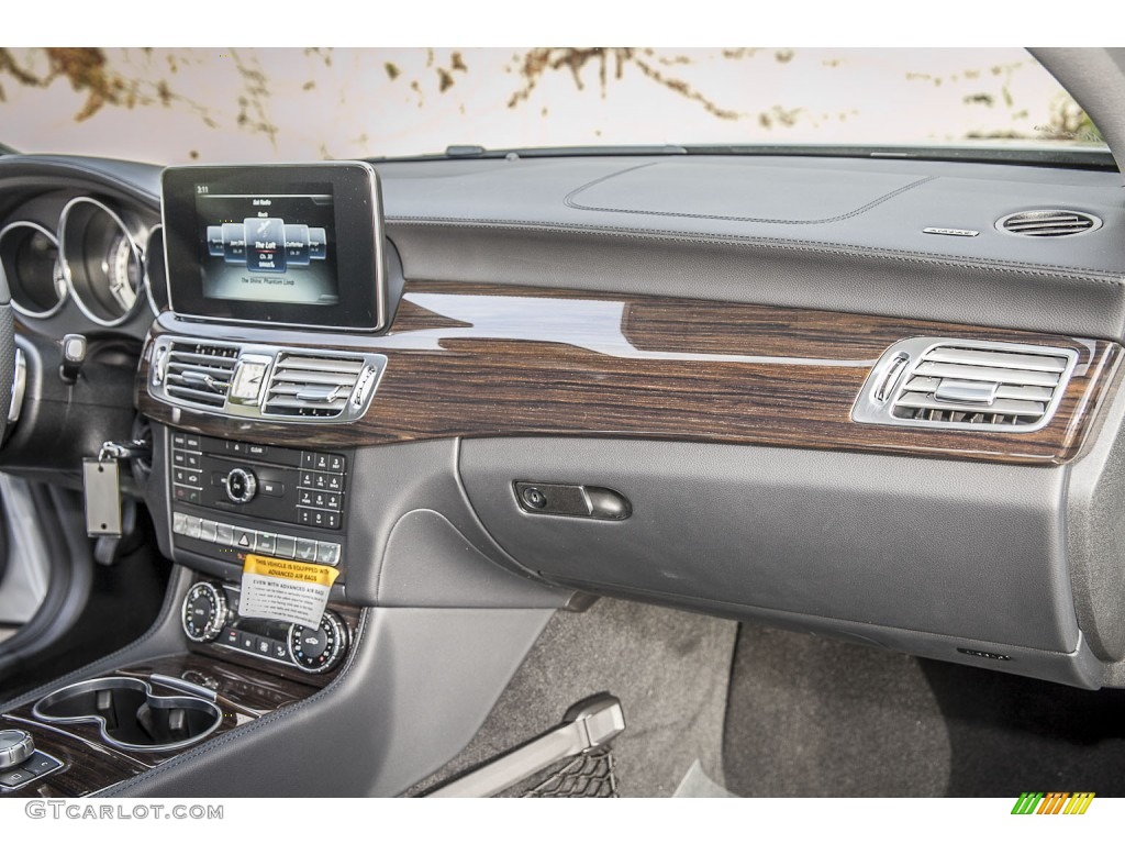 2015 Mercedes-Benz CLS 400 Coupe Black Dashboard Photo #100118648