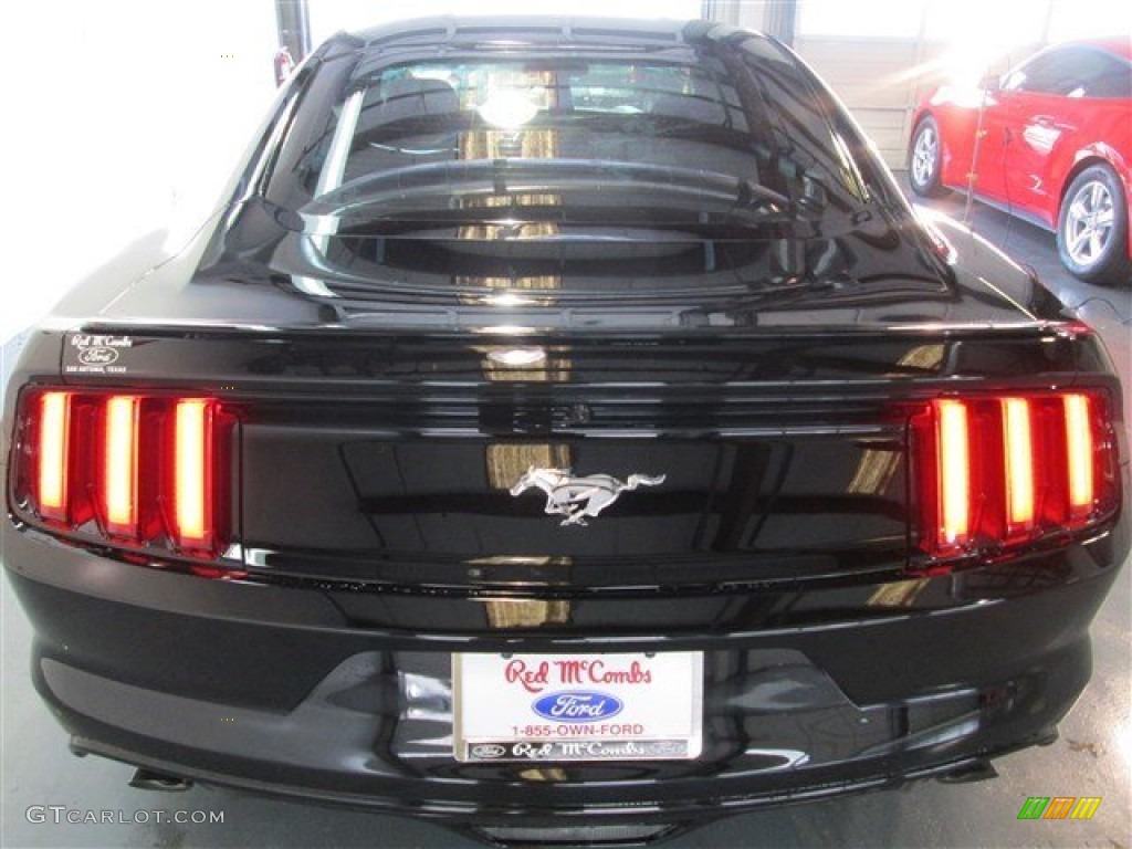 2015 Mustang EcoBoost Coupe - Black / Ebony photo #5