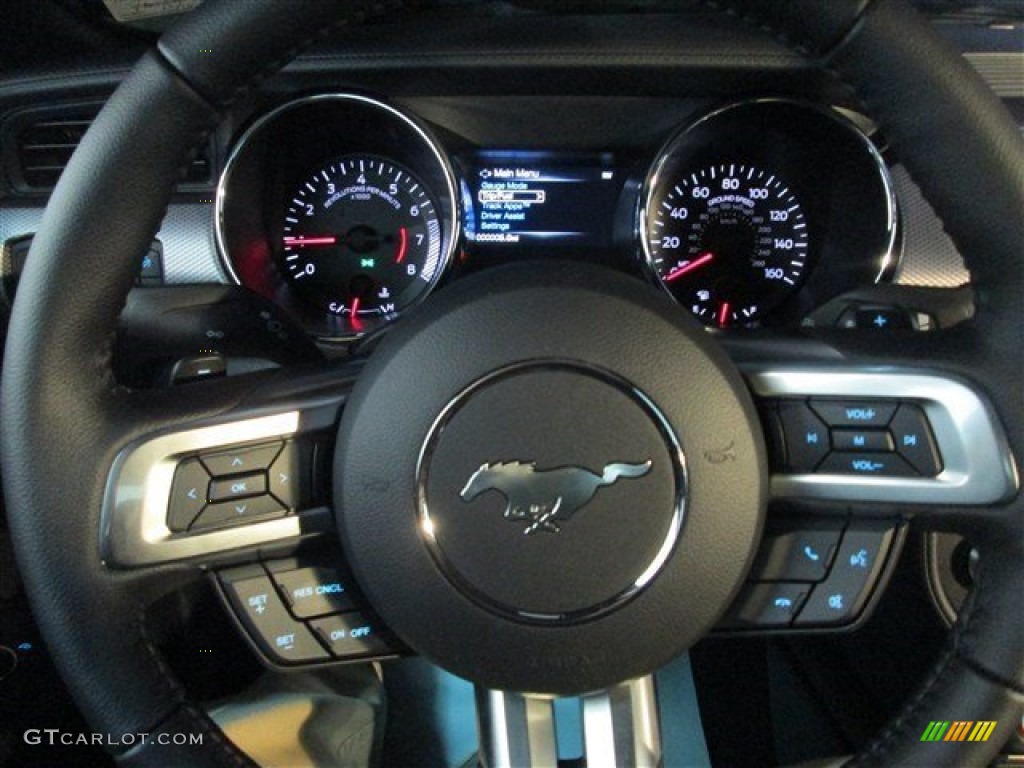 2015 Mustang EcoBoost Coupe - Black / Ebony photo #18