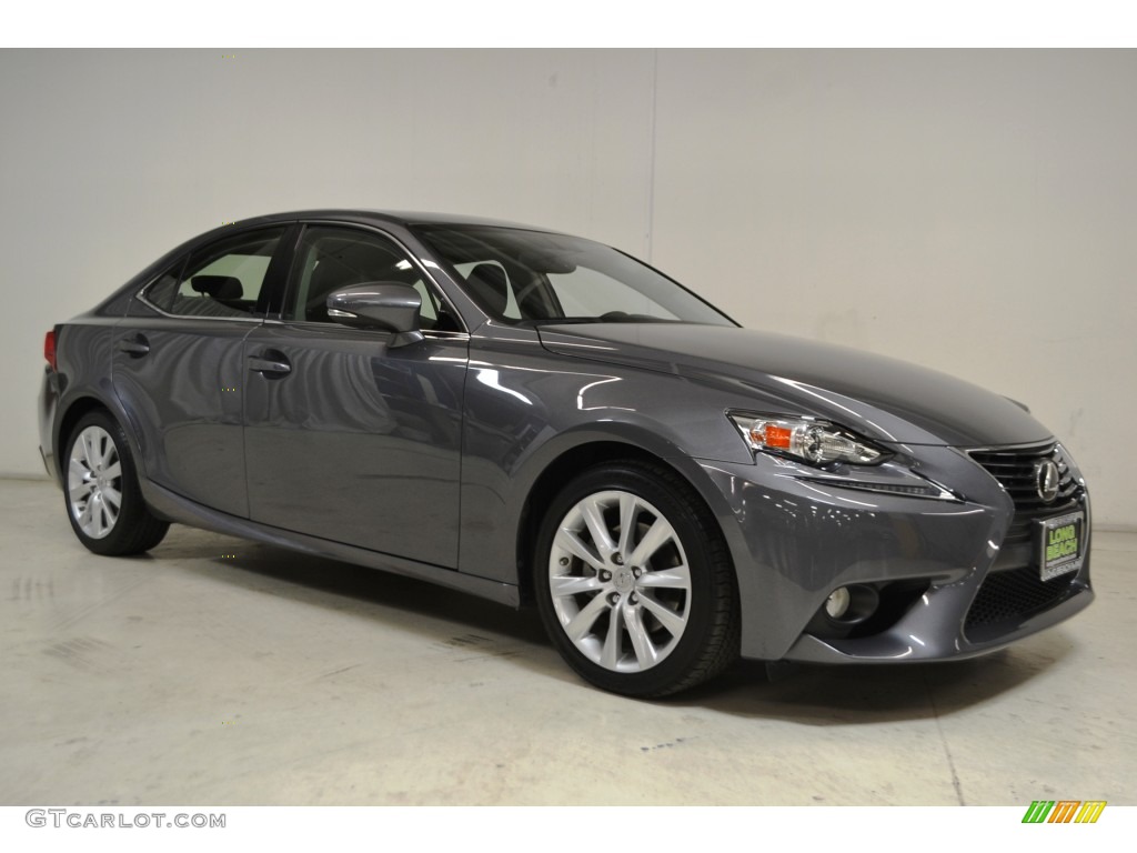 2014 IS 250 - Nebula Gray Pearl / Black photo #2