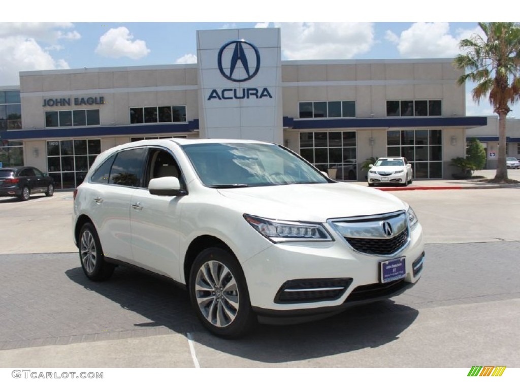 White Diamond Pearl Acura MDX