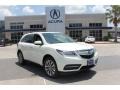 2015 White Diamond Pearl Acura MDX Technology  photo #1