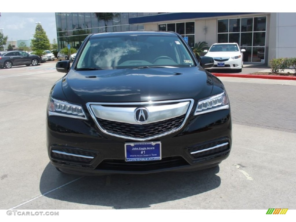 2015 MDX Technology - Crystal Black Pearl / Ebony photo #2