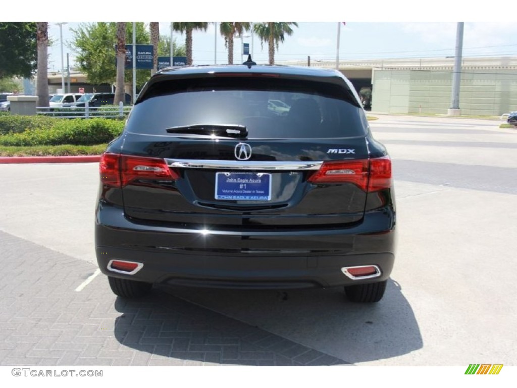 2015 MDX Technology - Crystal Black Pearl / Ebony photo #6