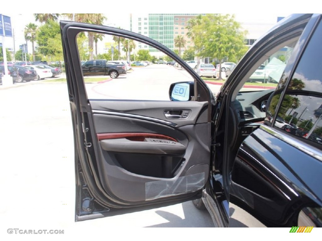 2015 MDX Technology - Crystal Black Pearl / Ebony photo #10