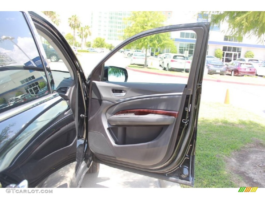 2015 MDX Technology - Crystal Black Pearl / Ebony photo #19