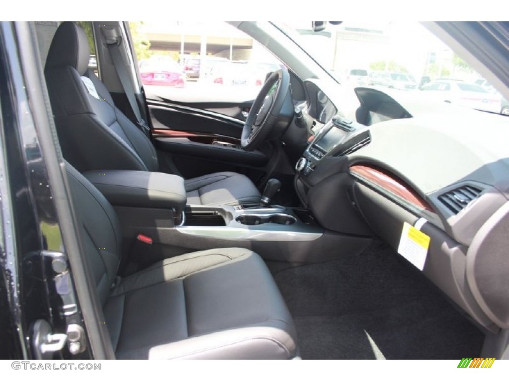 2015 MDX Technology - Crystal Black Pearl / Ebony photo #20