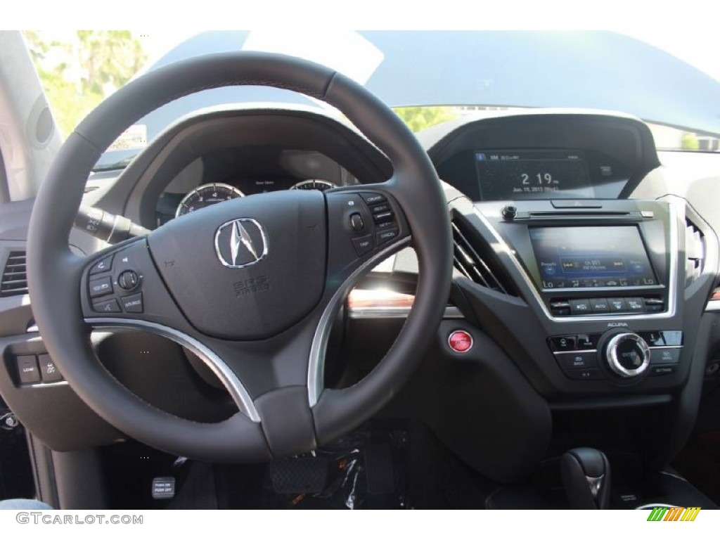 2015 MDX Technology - Crystal Black Pearl / Ebony photo #24