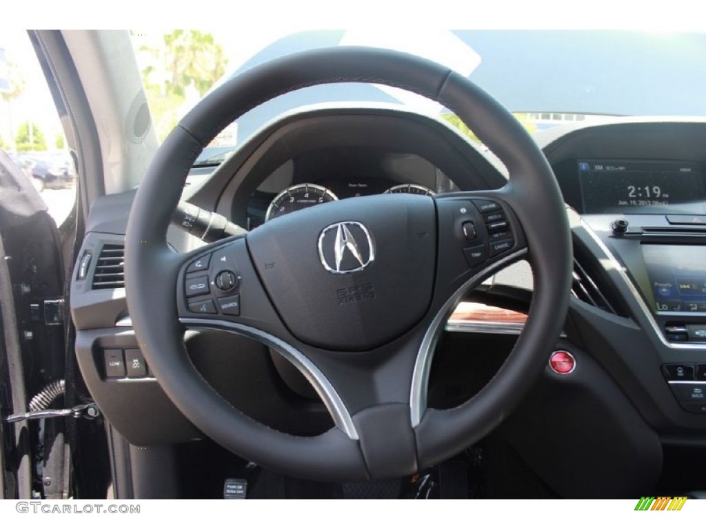 2015 MDX Technology - Crystal Black Pearl / Ebony photo #25