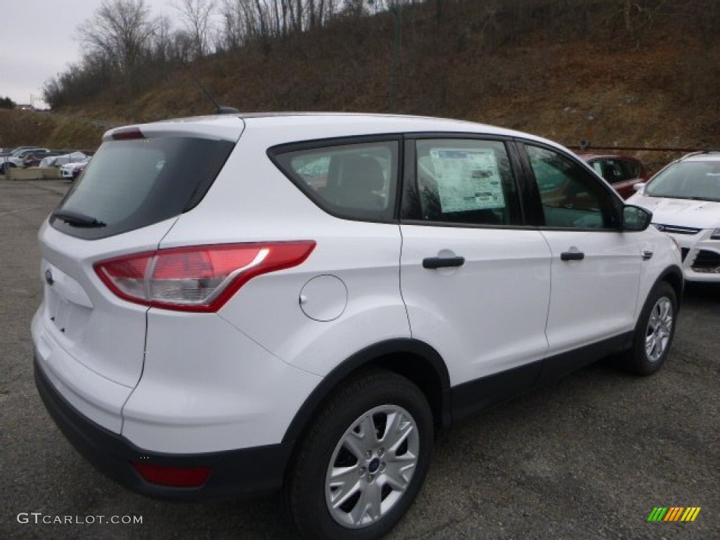 2015 Escape S - Oxford White / Charcoal Black photo #2