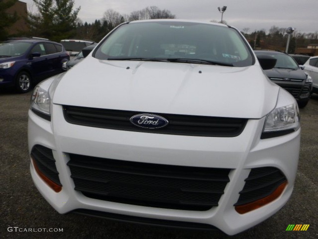 2015 Escape S - Oxford White / Charcoal Black photo #6