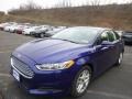 2015 Deep Impact Blue Metallic Ford Fusion SE  photo #3