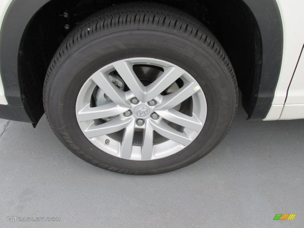 2015 Highlander LE - Blizzard Pearl White / Black photo #11