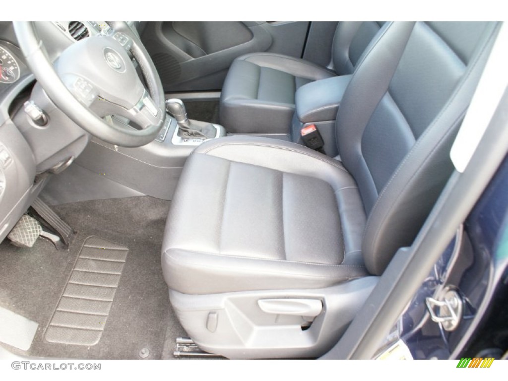 2011 Tiguan SE - Night Blue Metallic / Charcoal photo #12