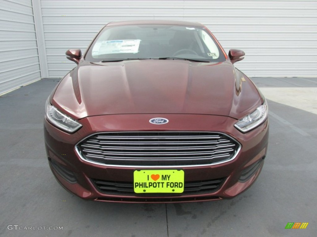 2015 Fusion SE - Bronze Fire Metallic / Charcoal Black photo #8
