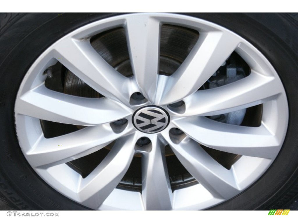 2011 Tiguan SE - Night Blue Metallic / Charcoal photo #47