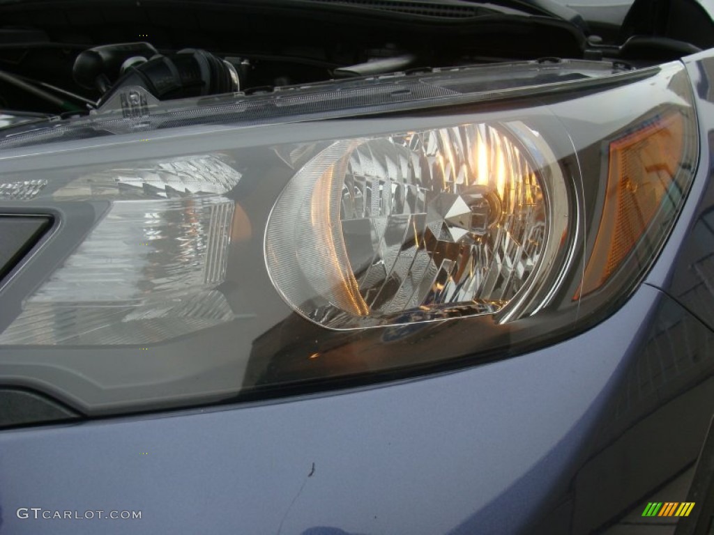 2012 CR-V LX 4WD - Twilight Blue Metallic / Gray photo #28