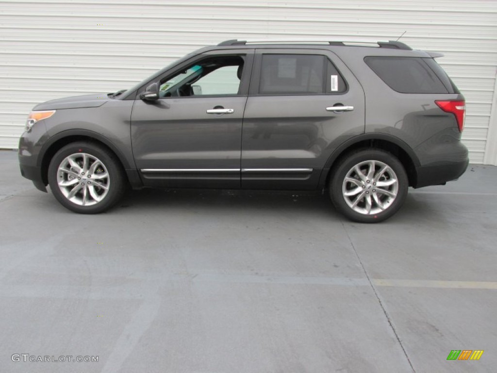 2015 Explorer XLT - Magnetic / Charcoal Black photo #6