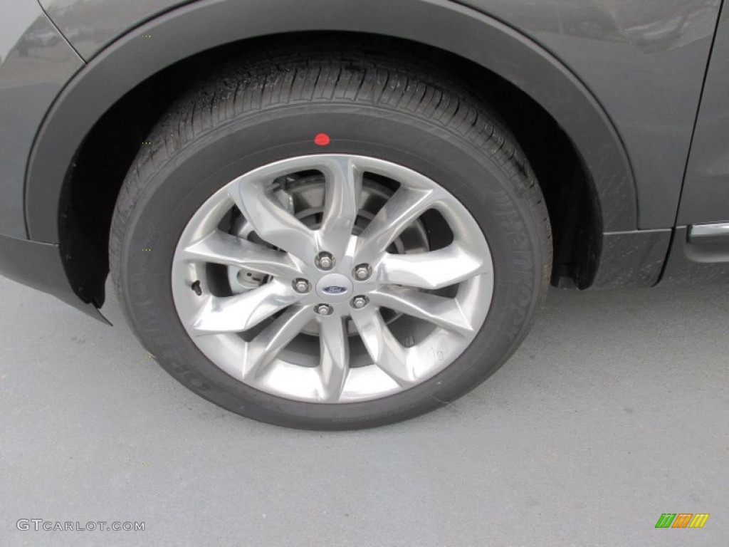 2015 Explorer XLT - Magnetic / Charcoal Black photo #11