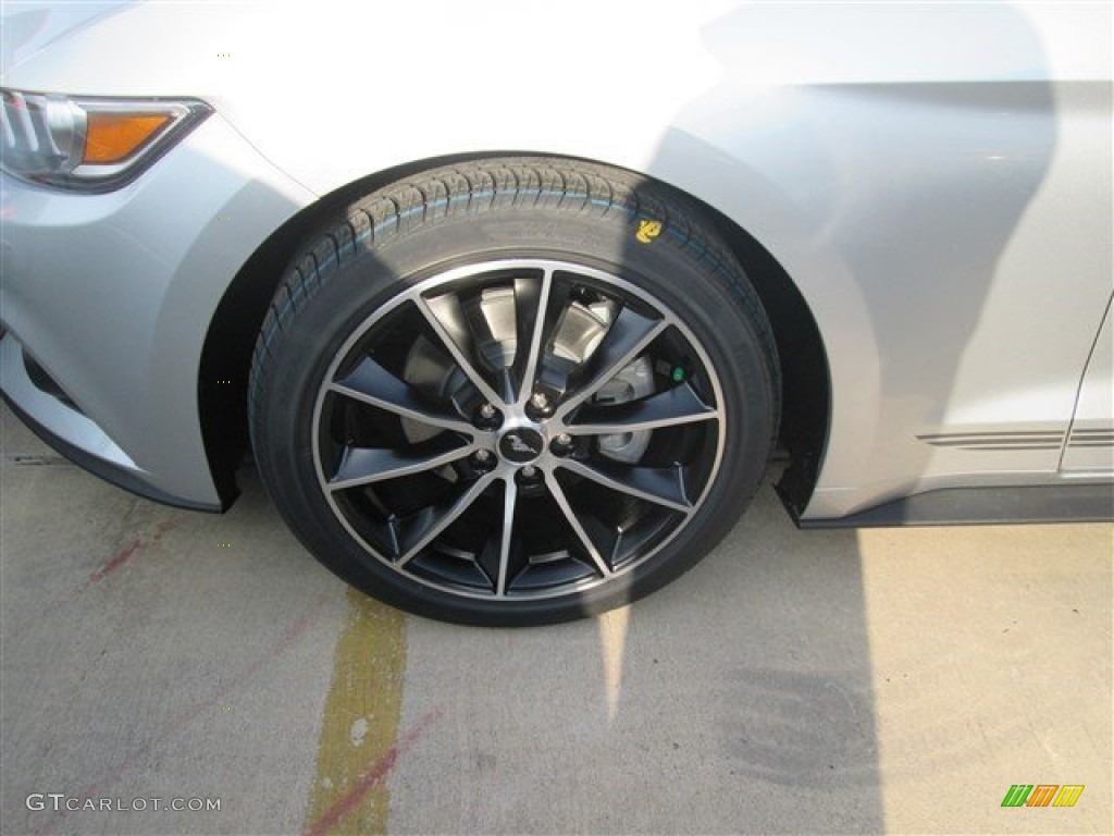 2015 Mustang EcoBoost Coupe - Ingot Silver Metallic / Ebony photo #4