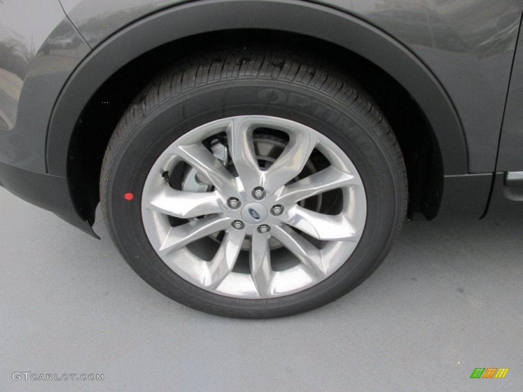 2015 Explorer XLT - Magnetic / Charcoal Black photo #11