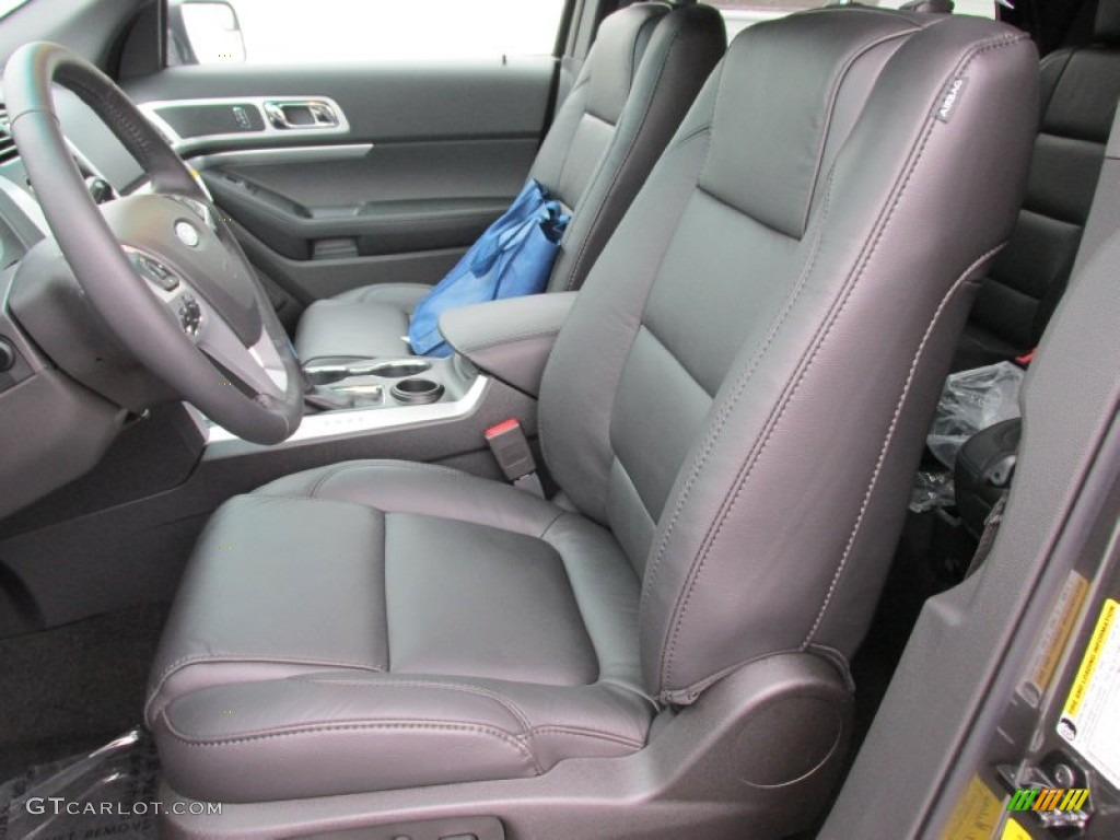 2015 Explorer XLT - Magnetic / Charcoal Black photo #26
