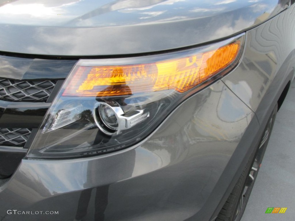 2015 Explorer Sport 4WD - Magnetic / Sport Charcoal Black photo #9