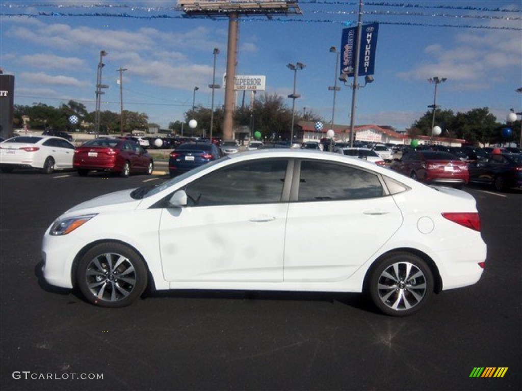 Century White 2015 Hyundai Accent GLS Exterior Photo #100134502