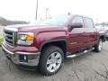Sonoma Red Metallic - Sierra 1500 SLE Crew Cab 4x4 Photo No. 1