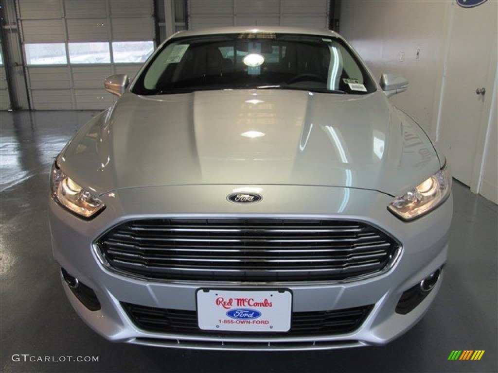 2015 Fusion SE - Ingot Silver Metallic / Charcoal Black photo #2