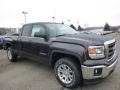 2015 Iridium Metallic GMC Sierra 1500 SLE Double Cab 4x4  photo #8