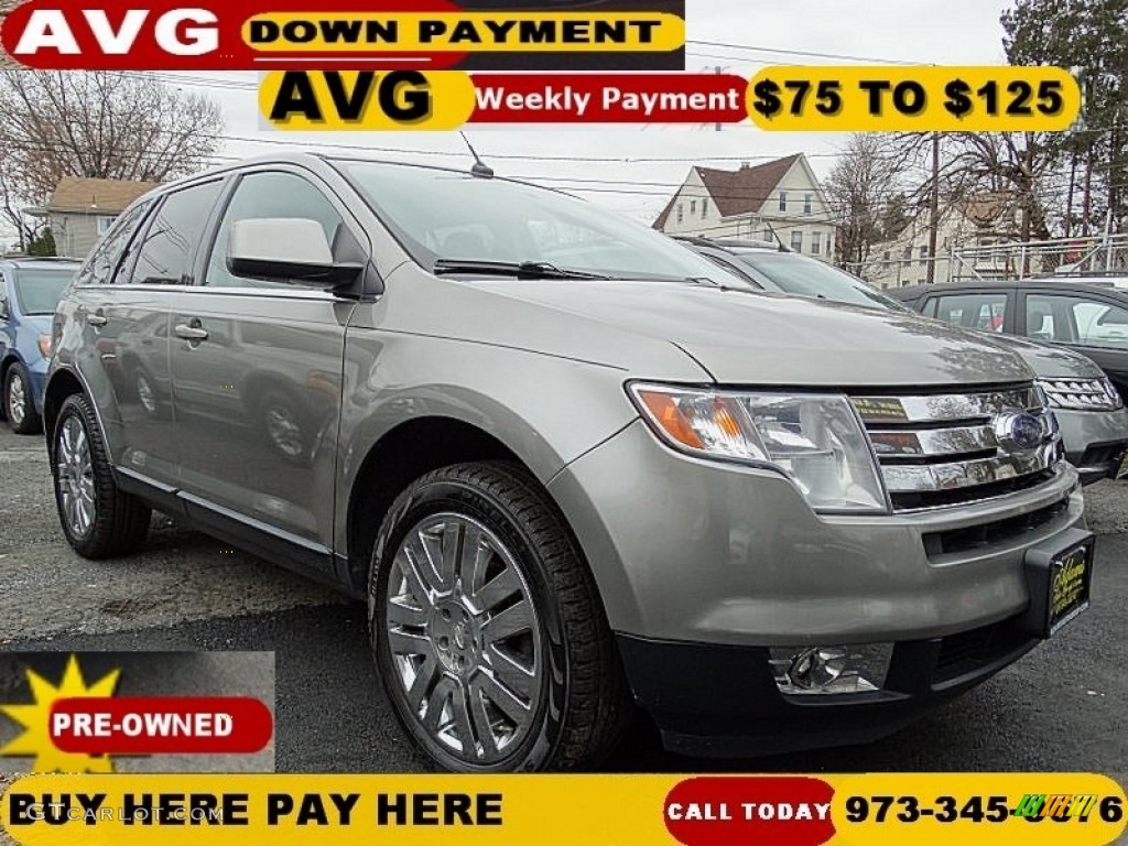 2008 Edge Limited AWD - Vapor Silver Metallic / Charcoal photo #3