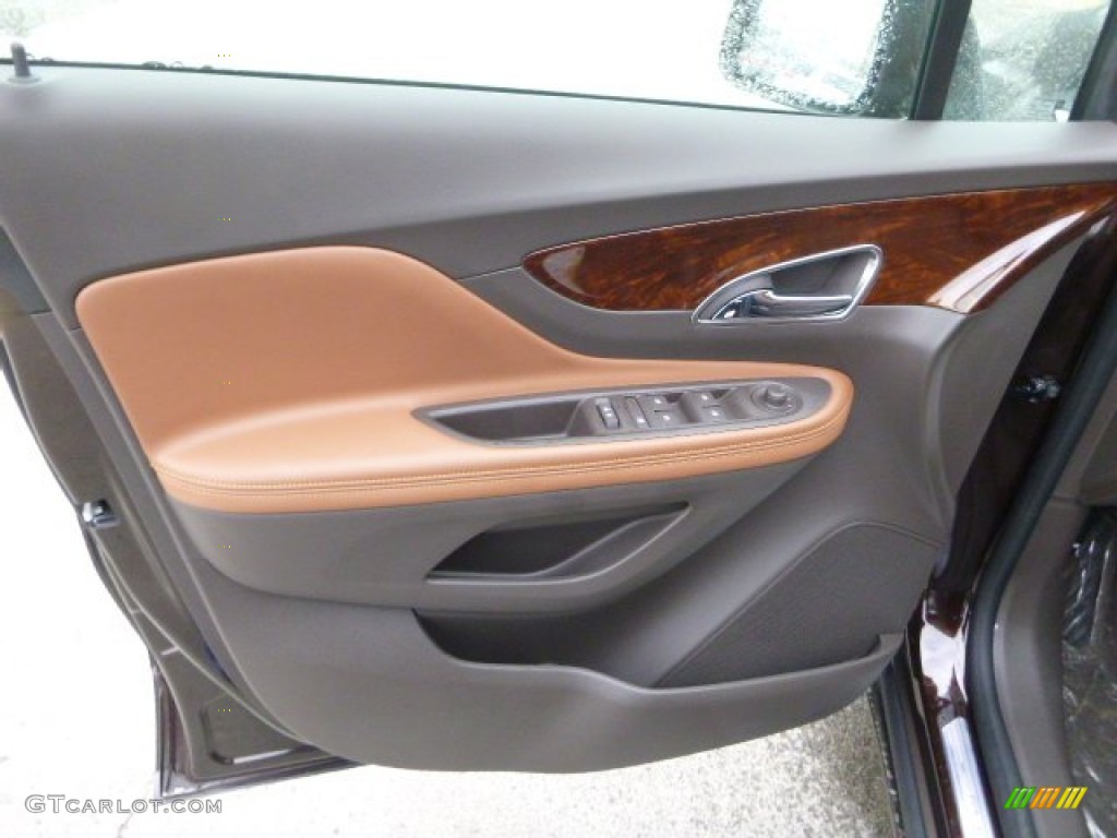2015 Buick Encore Leather AWD Saddle Door Panel Photo #100139481
